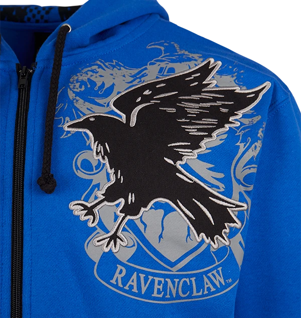 Warner Bros Ravenclaw Hooded Sweatshirt 4 Warner Bros Ravenclaw Hooded Sweatshirt - Image 4