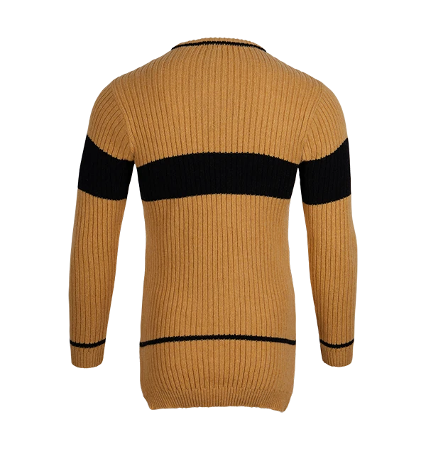 Warner Bros Hufflepuff Quidditch Knitted Adult Jumper 2 Warner Bros Hufflepuff Quidditch Knitted Adult Jumper - Image 2