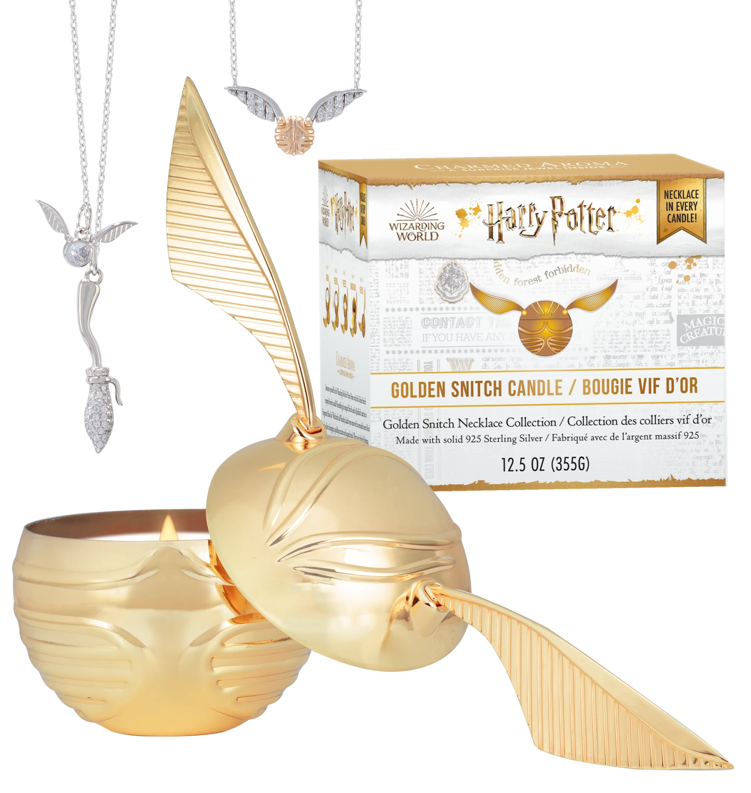 Warner Bros Charmed Aroma Golden Snitch Candle 1 Warner Bros Charmed Aroma Golden Snitch Candle