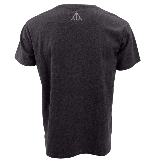 Warner Bros Deathly Hallows Smoky Charcoal T-Shirt 2 Warner Bros Deathly Hallows Smoky Charcoal T-Shirt - Image 2