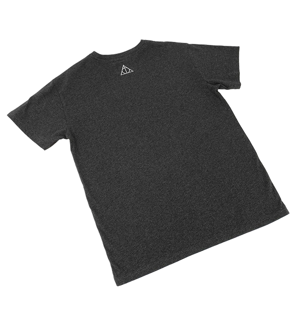 Warner Bros Deathly Hallows Smoky Charcoal T-Shirt 5 Warner Bros Deathly Hallows Smoky Charcoal T-Shirt - Image 5