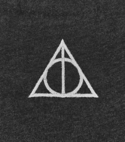 Warner Bros Deathly Hallows Smoky Charcoal T-Shirt 12 Warner Bros Deathly Hallows Smoky Charcoal T-Shirt -Warner Bros DeathlyHallowsShirt6