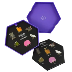 Warner Bros First Edition Hogwarts Pets Enamel Pins Set