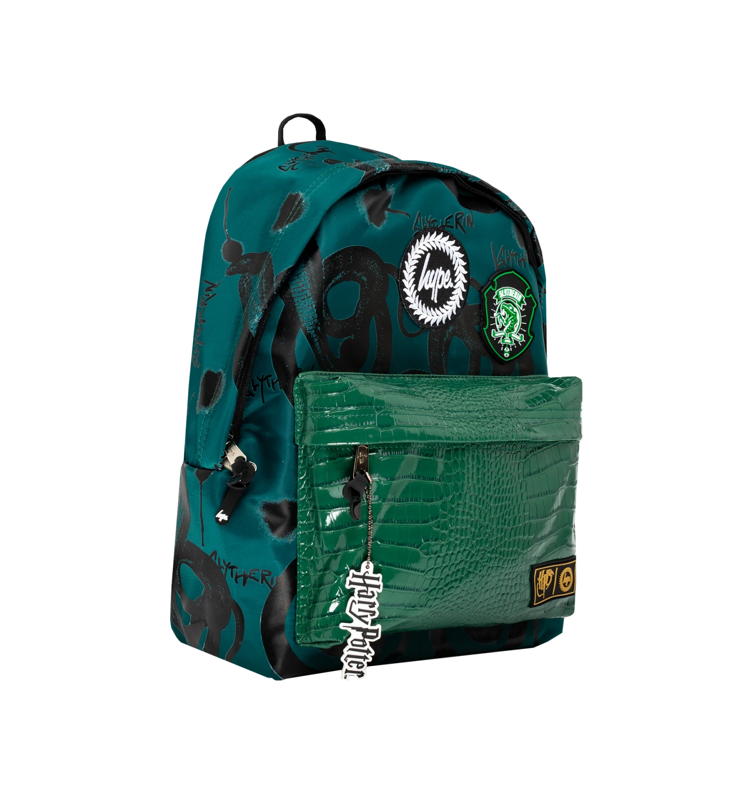 Warner Bros Harry Potter X HYPE Slytherin Backpack 2 Warner Bros Harry Potter X HYPE Slytherin Backpack - Image 2