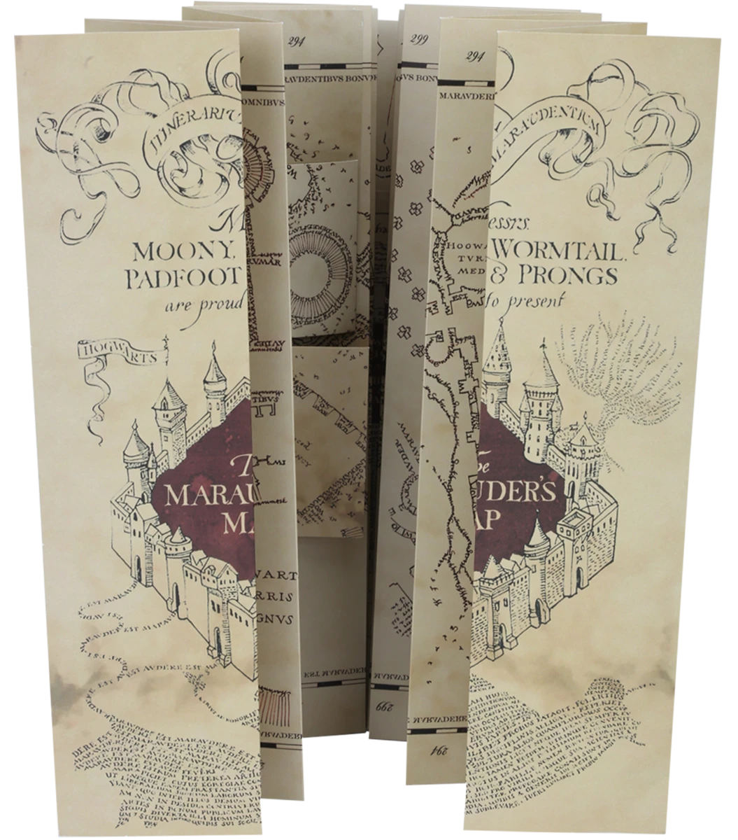 Warner Bros The Marauder's Map - Replica 1 Warner Bros The Marauder's Map - Replica