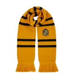 Warner Bros Hufflepuff Knitted Crest Scarf