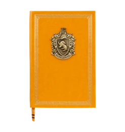 Warner Bros Faux Leather Hufflepuff Crest Notebook