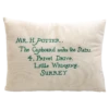 Warner Bros Hogwarts Express Acceptance Letter Cushion