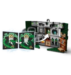 Warner Bros Slytherin House Banner LEGO -Warner Bros Slyth House Banner LEGO3