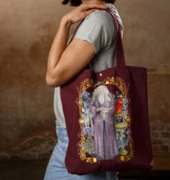 Warner Bros Yume Professor Dumbledore Tote 5 Warner Bros Yume Professor Dumbledore Tote -Warner Bros YUME lifestyle Dumbledore Tote1