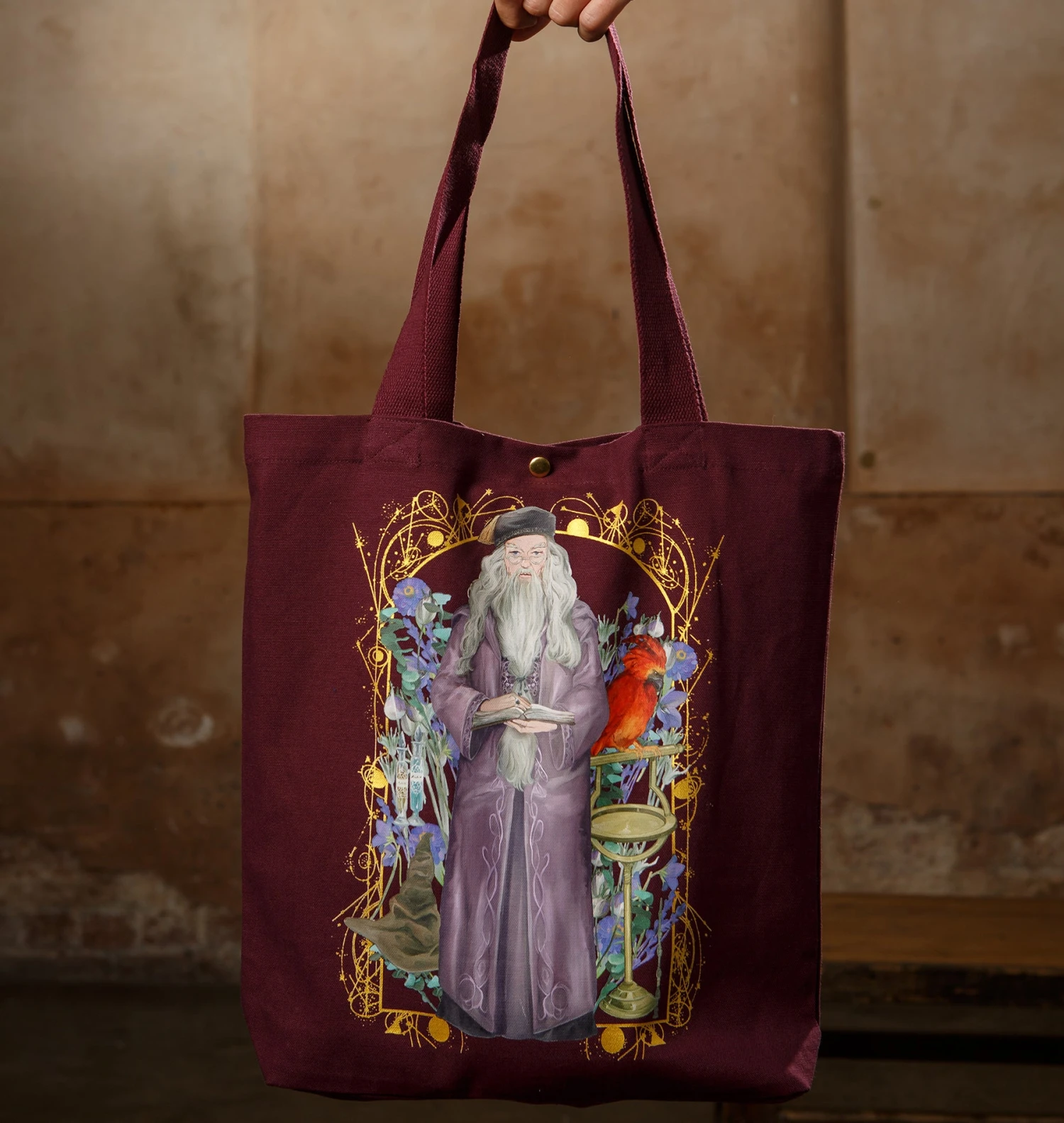 Warner Bros Yume Professor Dumbledore Tote 2 Warner Bros Yume Professor Dumbledore Tote - Image 2