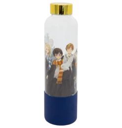 Warner Bros Yume Hogwarts Students Glass Bottle