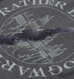 Warner Bros Kids Lightning Bolt Sequin Reverse T-Shirt -Warner Bros gray hog t z