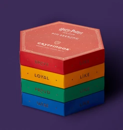 Warner Bros Second Edition Gryffindor Enamel Pins Set -Warner Bros gryff boxstack