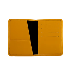 Warner Bros Hufflepuff Embossed Crest Passport Holder -Warner Bros passport emboss huff3