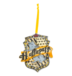 Warner Bros Hufflepuff Crest Hanging Ornament