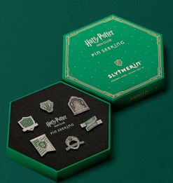 Warner Bros Second Edition Slytherin Enamel Pins Set